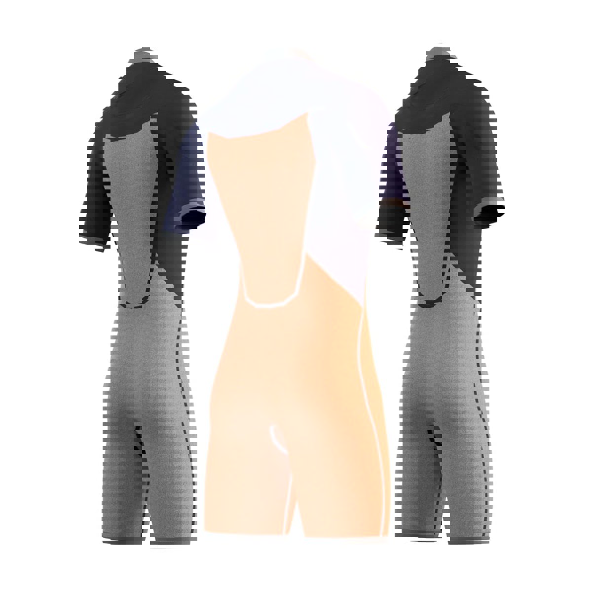 Mystic Marshall Shorty 3/2mm borstrits heren licht grijs 10