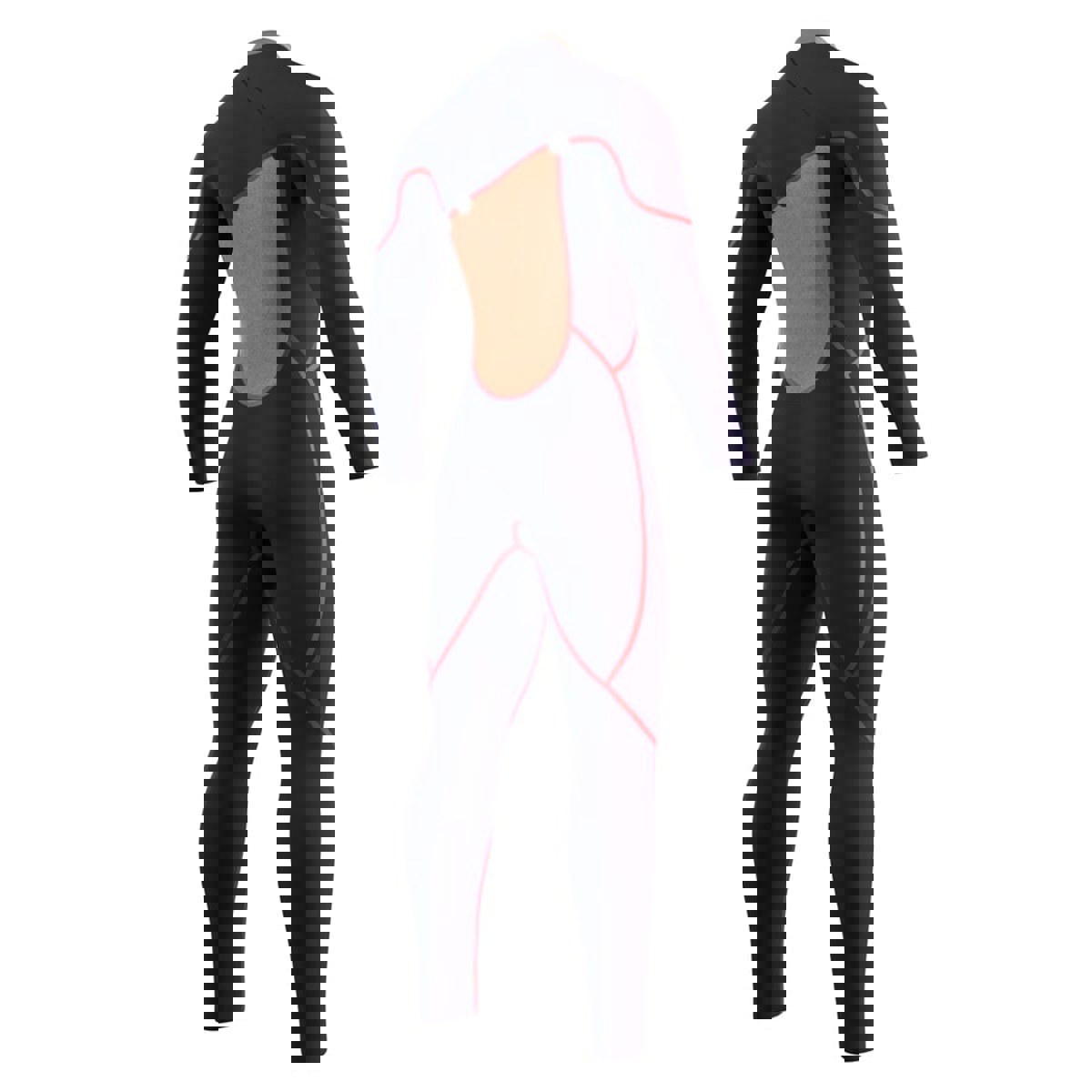 Mystic The One fullsuit wetsuit heren 3/2mm Zipfree zwart 8