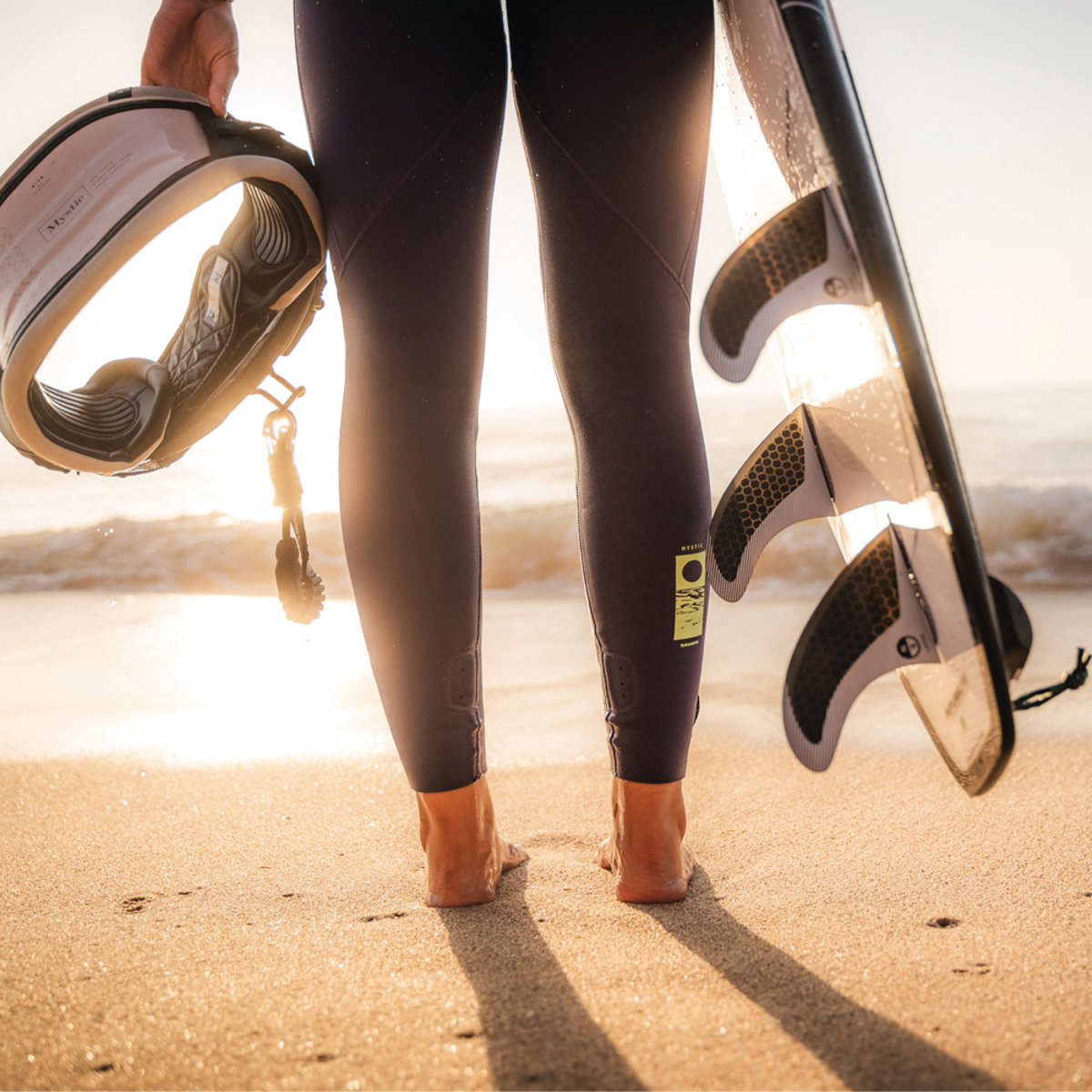 Mystic The One fullsuit 4/3 mm dames zwart zipfree 7