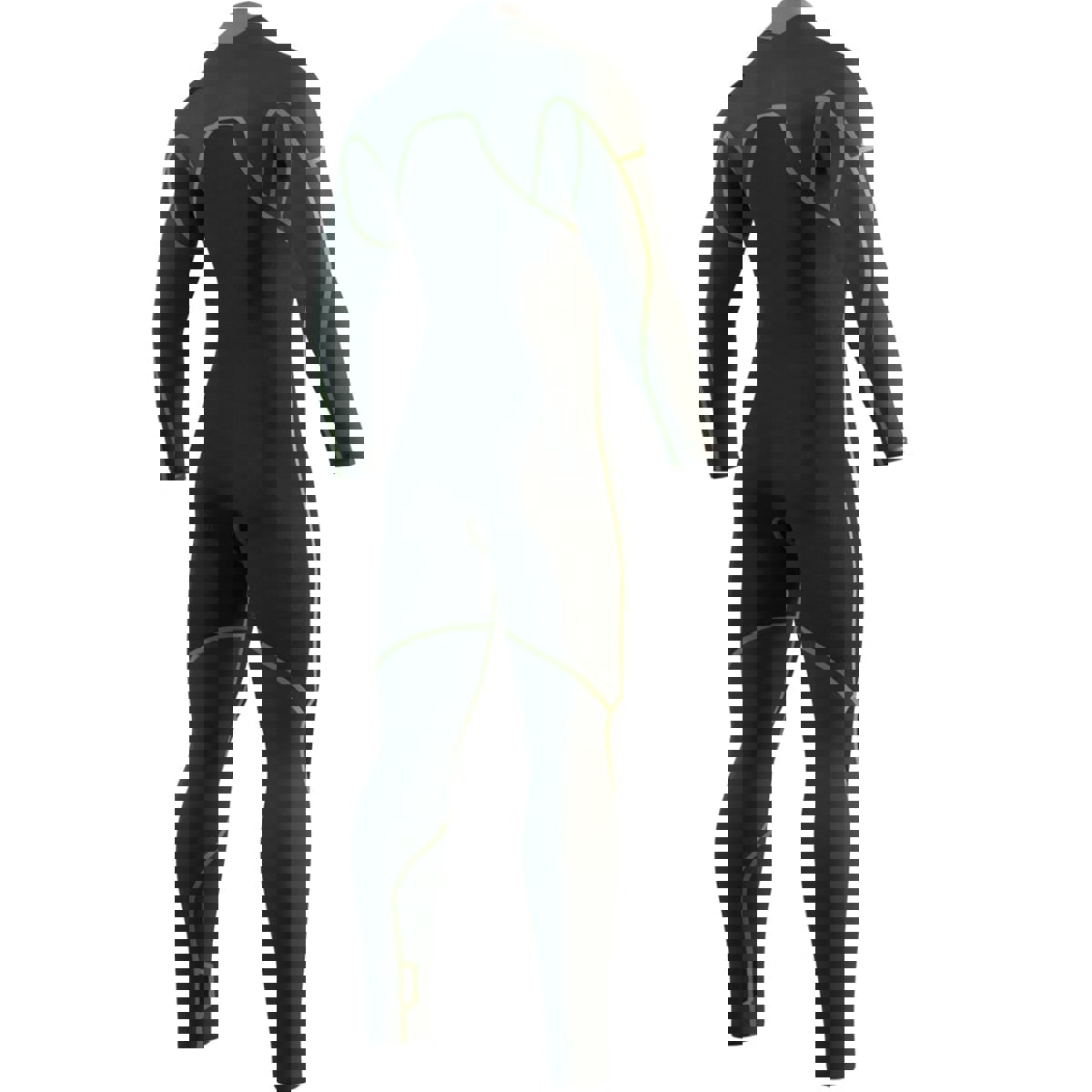 Mystic Evolve fullsuit wetsuit 3/2 mm borstrits heren zwart 5