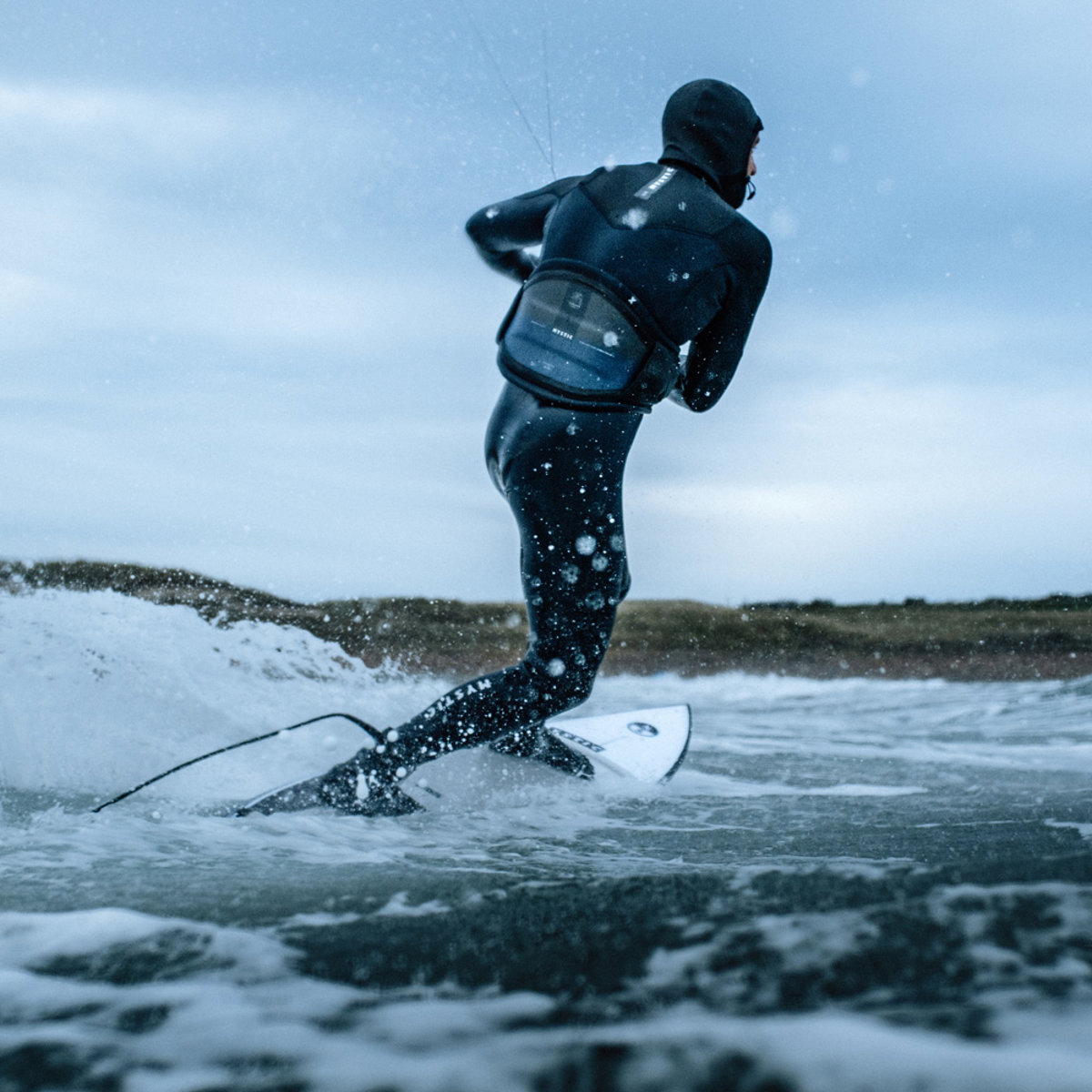 Mystic Star fullsuit wetsuit 5/3 mm borstrits heren donker blauw 13