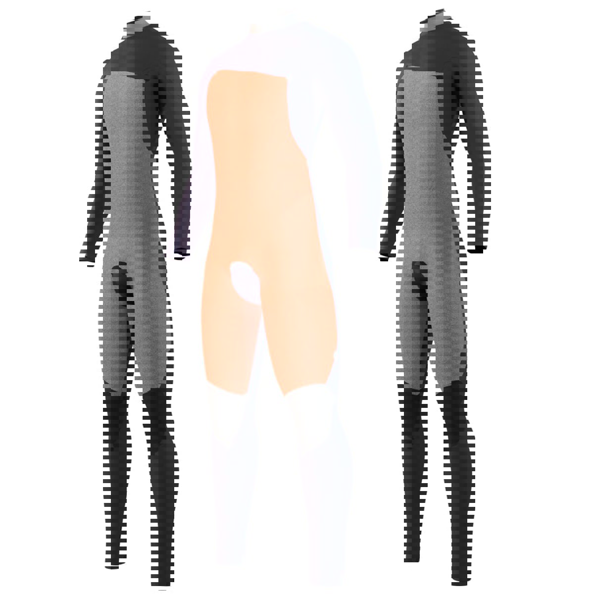 Mystic Star fullsuit wetsuit 4/3 mm borstrits heren zwart 9