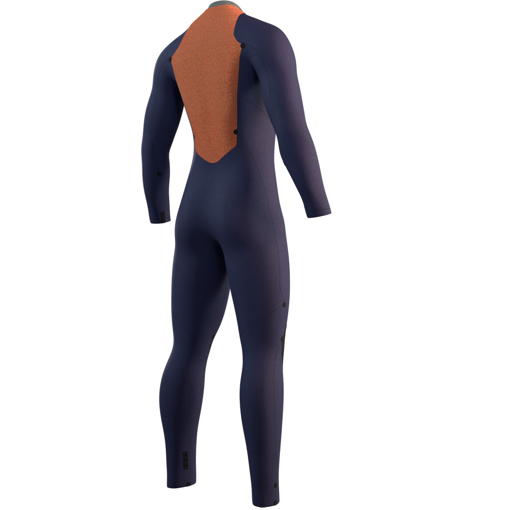 Mystic Star fullsuit wetsuit 5/3 mm rugrits heren groen 4