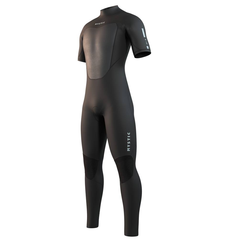 Mystic Star shortarm 3/2 mm rugrits heren zwart foto 1