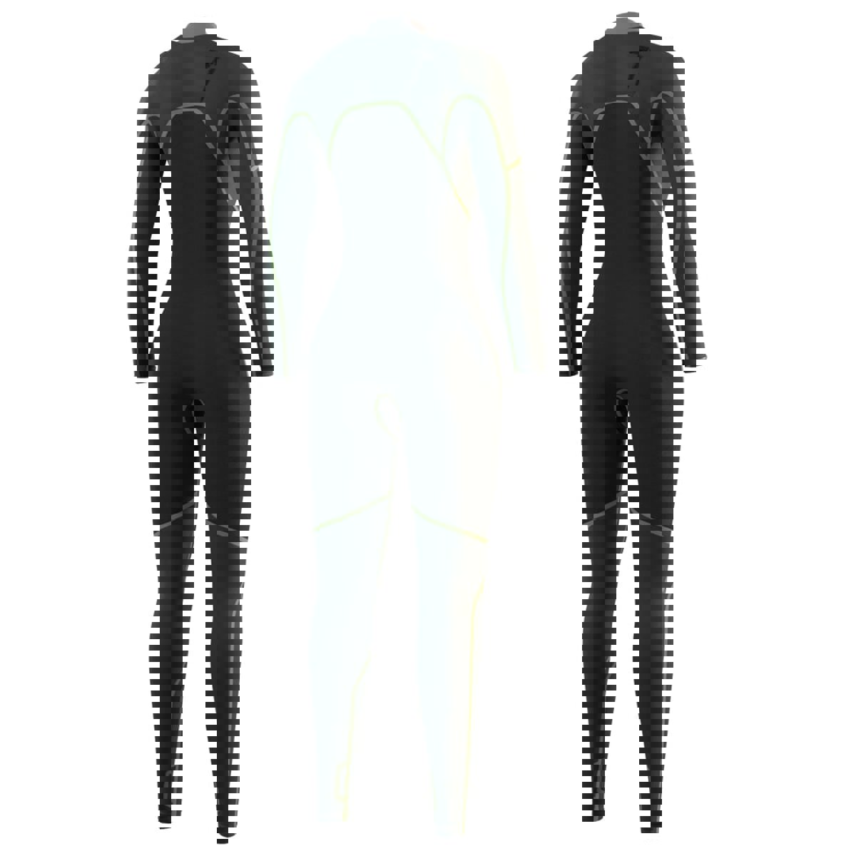 Mystic Evolve fullsuit wetsuit 4/3 mm borstrits dames zwart 5