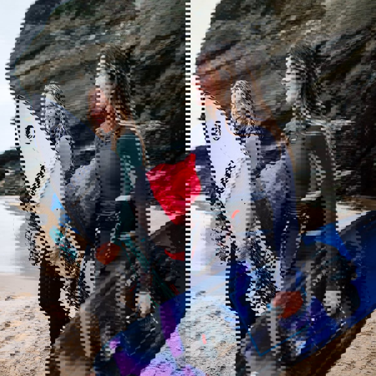 Mystic Haven fullsuit wetsuit 5/3 mm borstrits dames paars 10