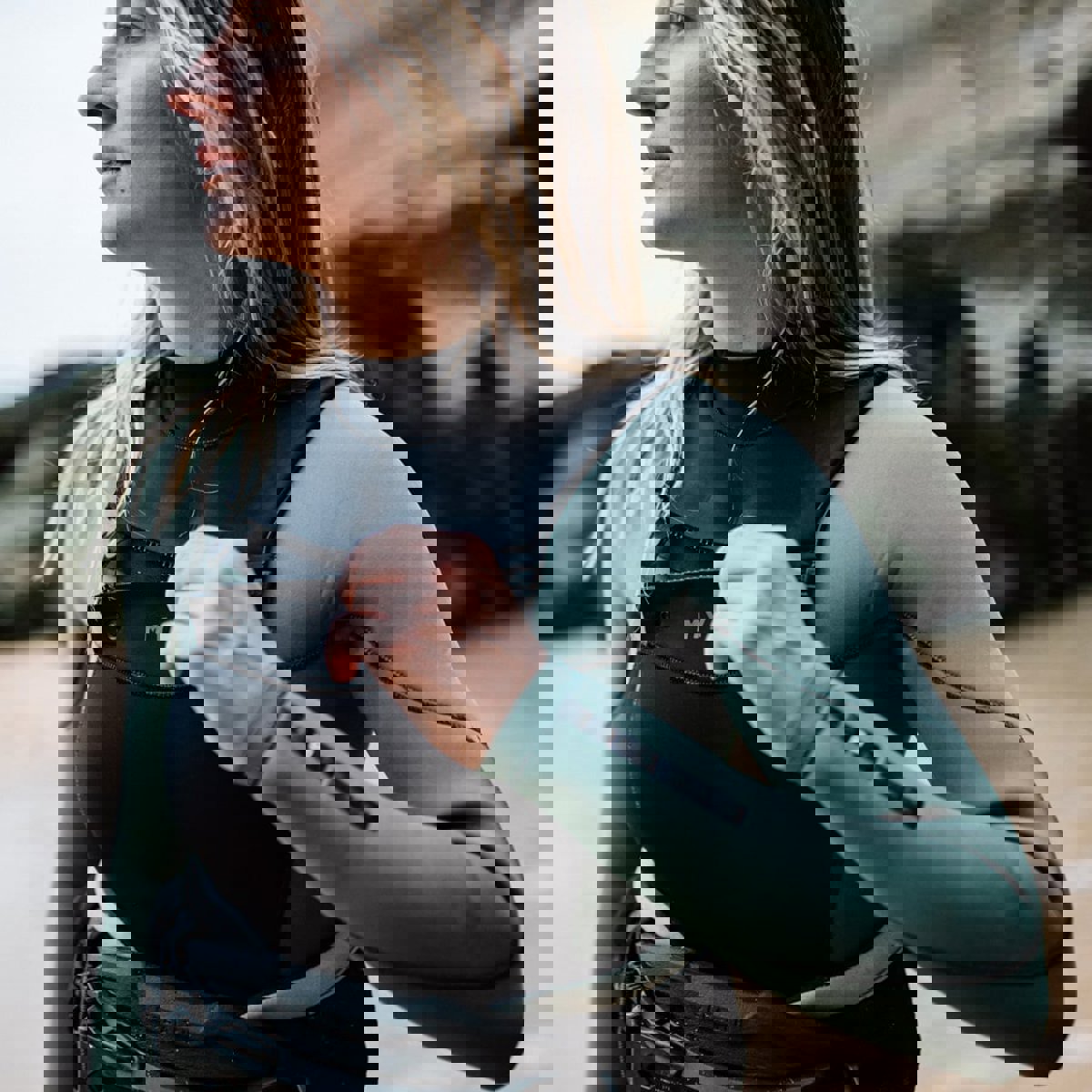 Mystic Star fullsuit wetsuit 5/3 mm borstrits dames groen 10