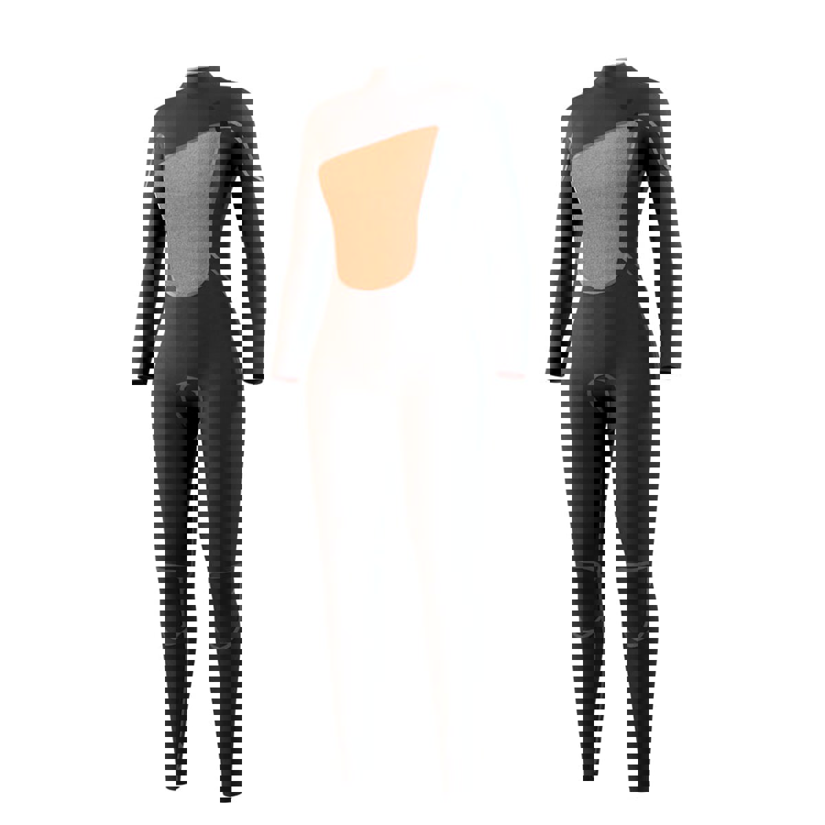 Mystic The One fullsuit 4/3 mm zipfree dames oranje 8