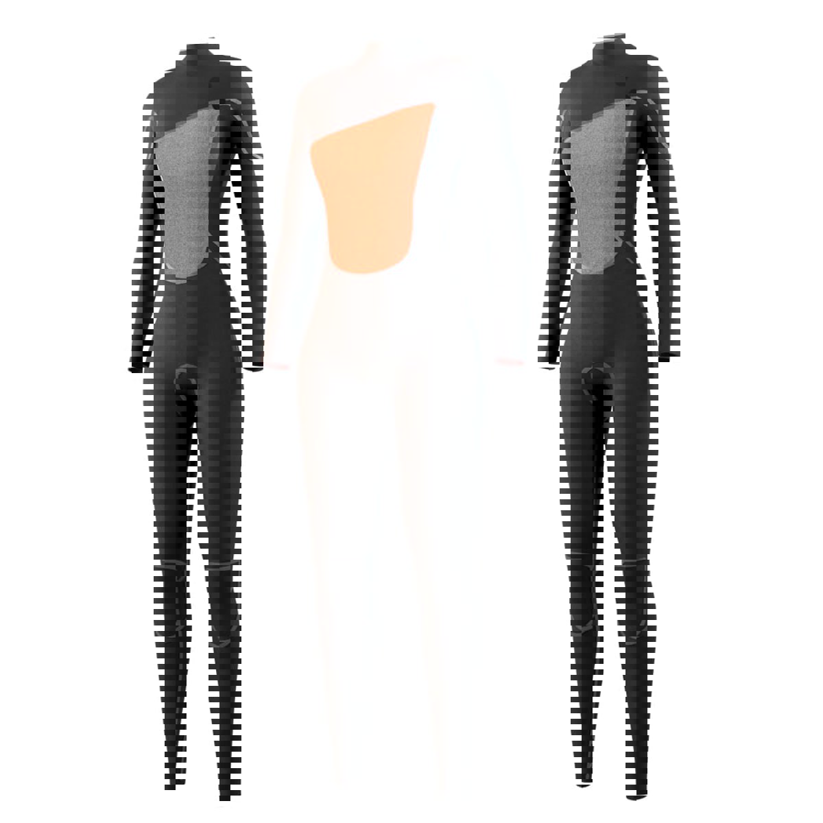 Mystic The One fullsuit 3/2 mm zipfree dames oranje 5