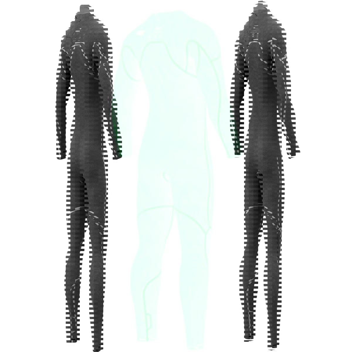 Mystic Majestic fullsuit 3/2 mm borstrits heren teal 8