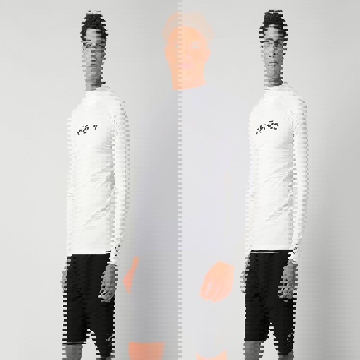 Mystic Star rash guard LS heren wit 10