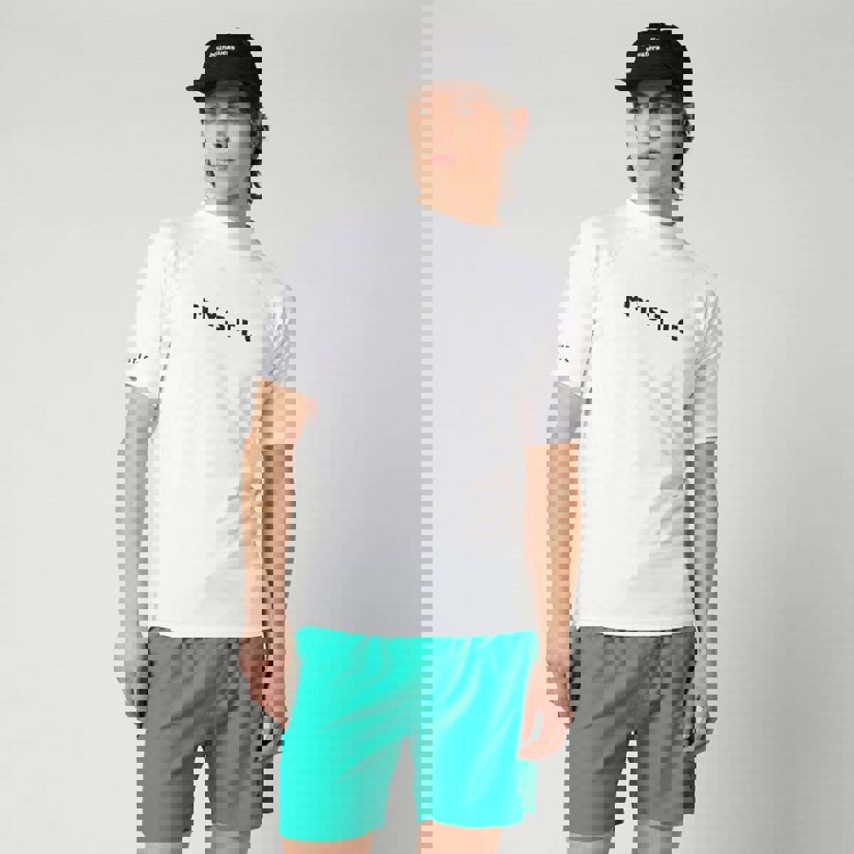 Mystic Star rash guard SS heren wit 11