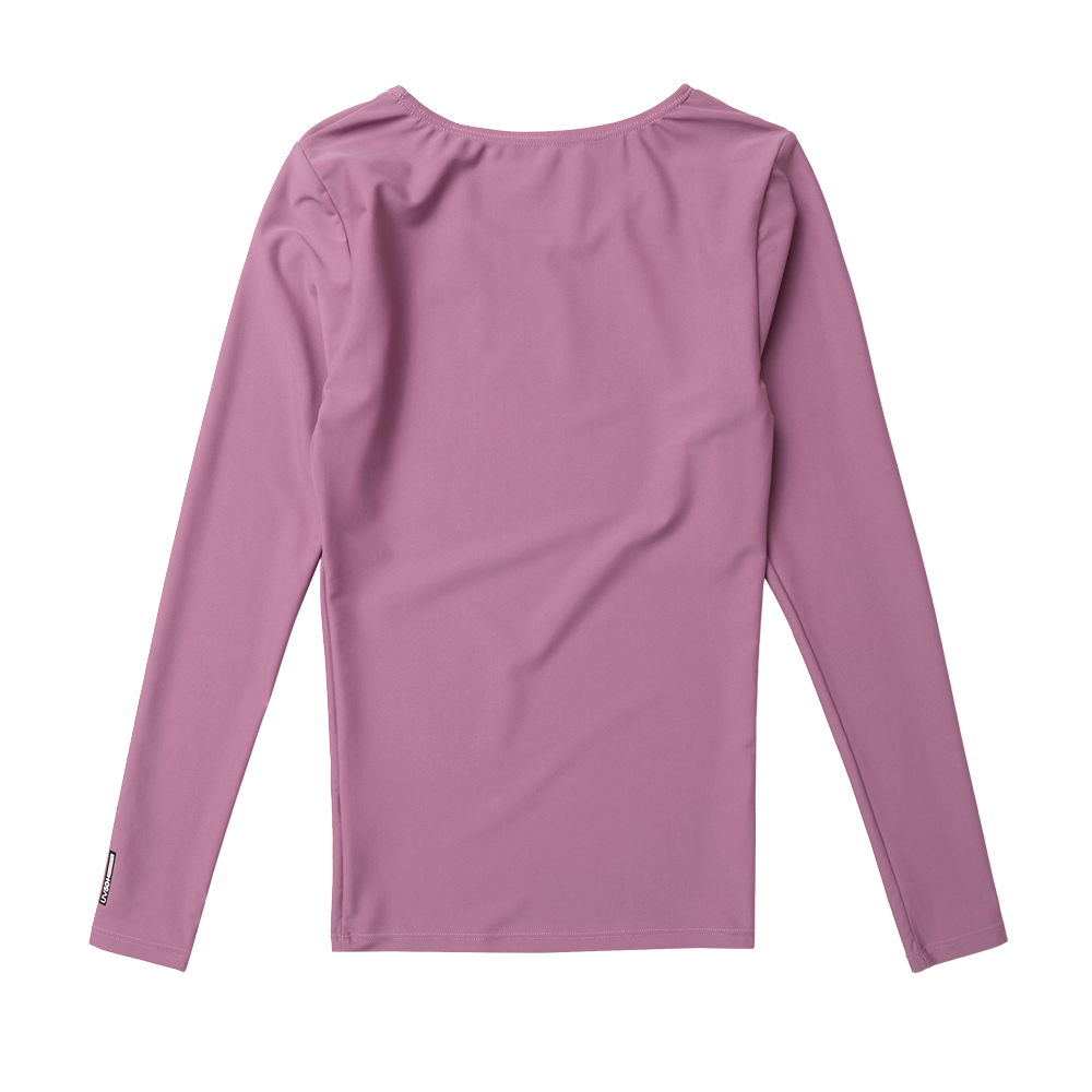 Star rash guard lange mouwen dames roze
