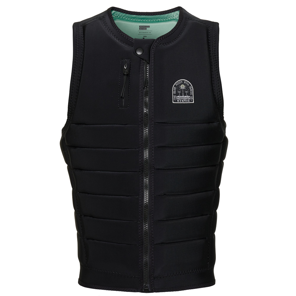 Mystic Check Out Impact Vest heren borstrits wake zwart foto 1