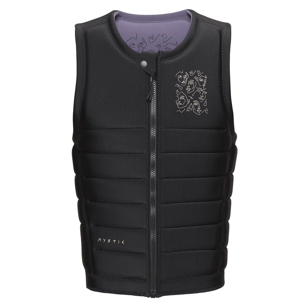 Mystic Mayhem impact vest heren borstrits Wake zwart foto 1