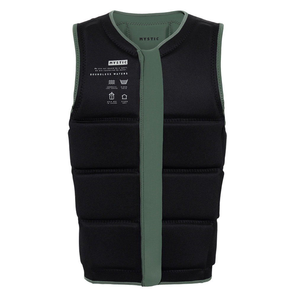 Mystic Star impact vest heren olijf groen 3