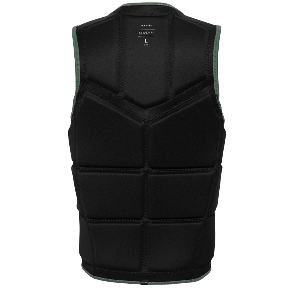 Mystic Star impact vest heren olijf groen 4
