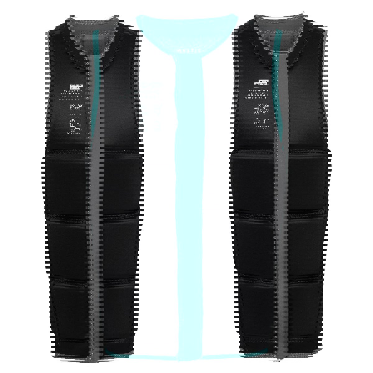 Mystic Star impact shield borstrits heren teal blauw 5