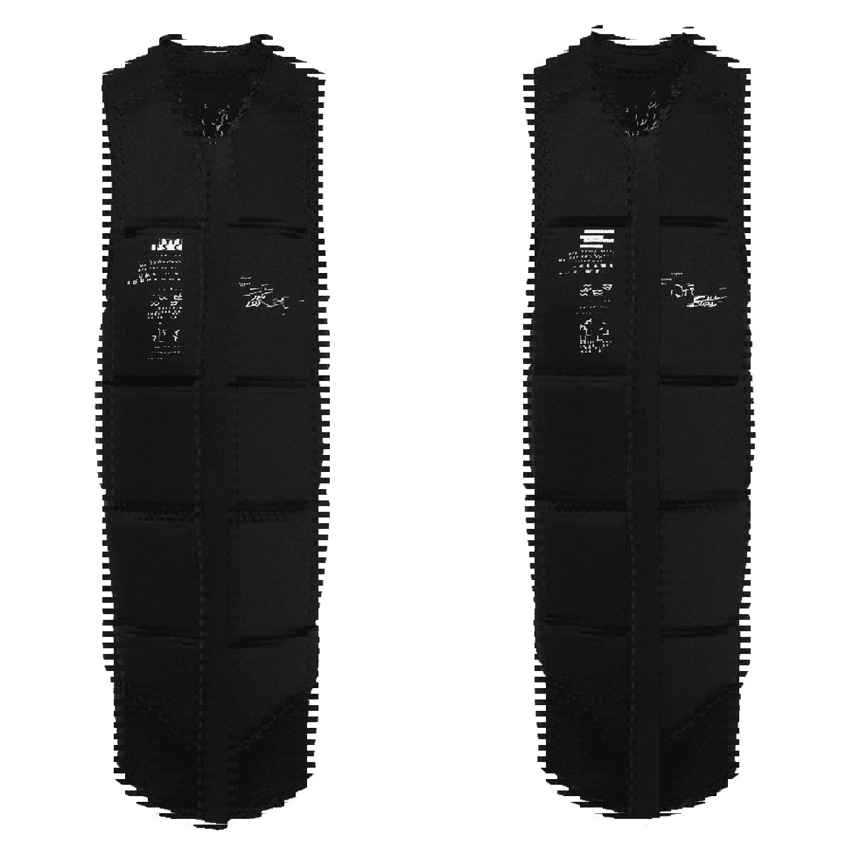 Mystic Posseidon TS impact shield borstrits heren zwart 5