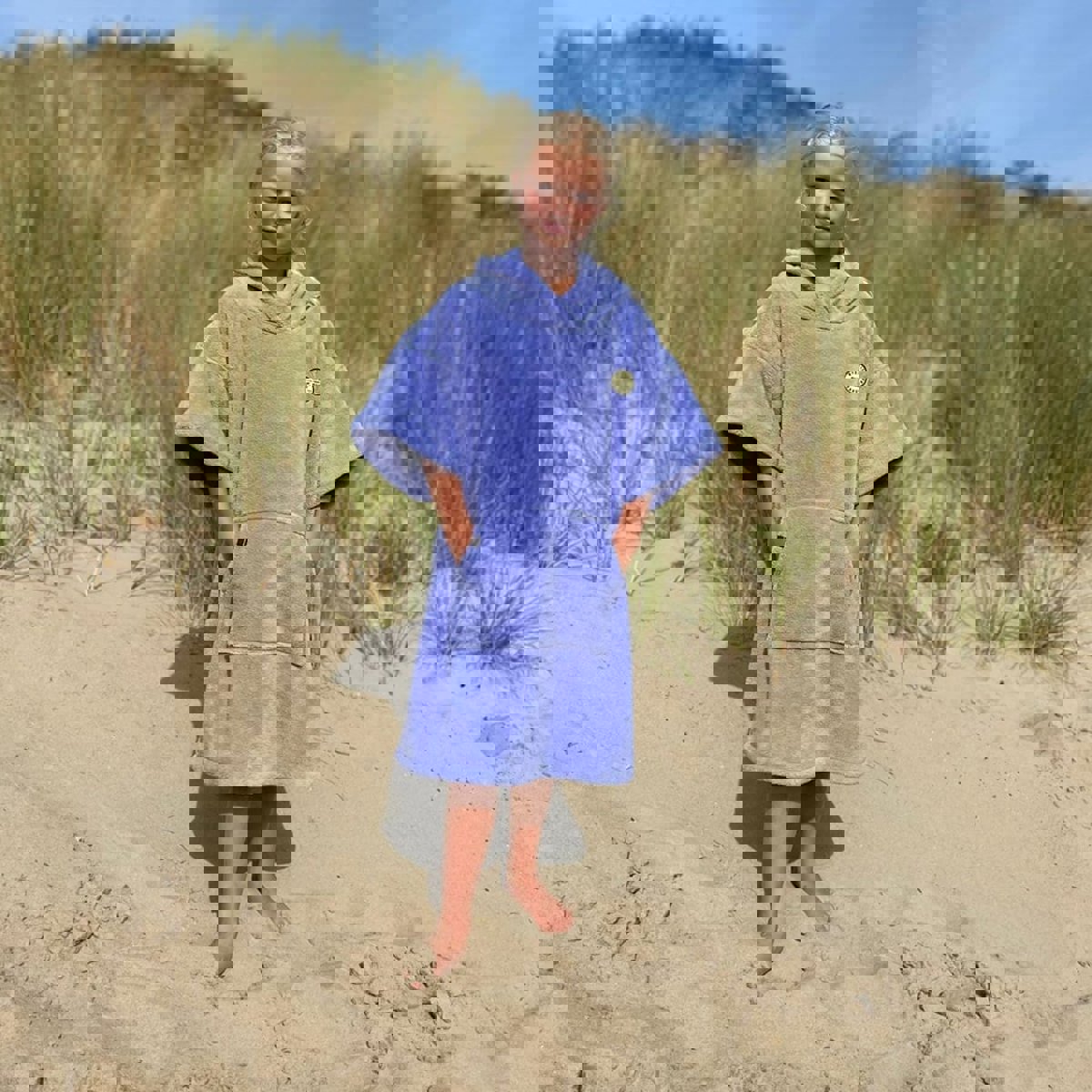 Mystic Poncho Teddy Kids lila 6