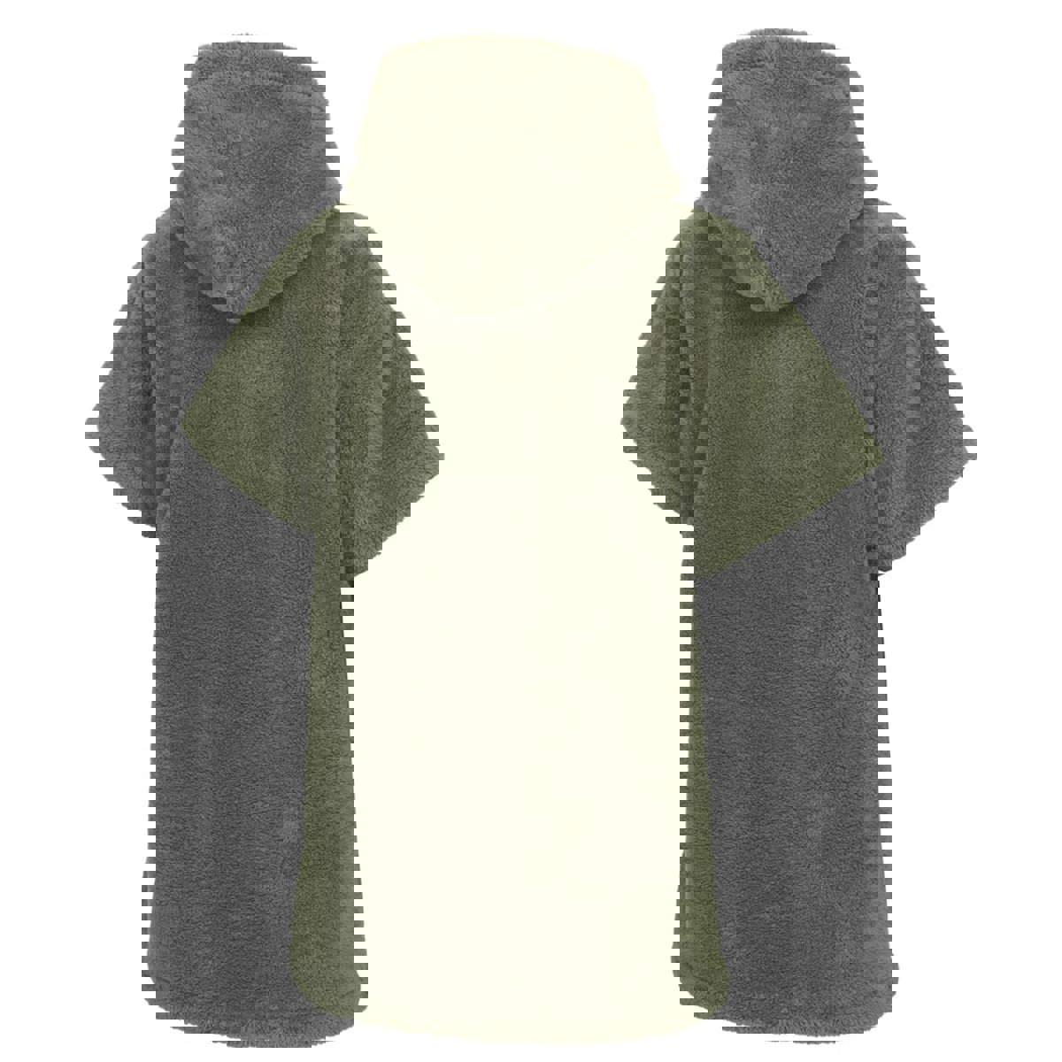 Mystic Poncho Teddy Kids olijf groen 6