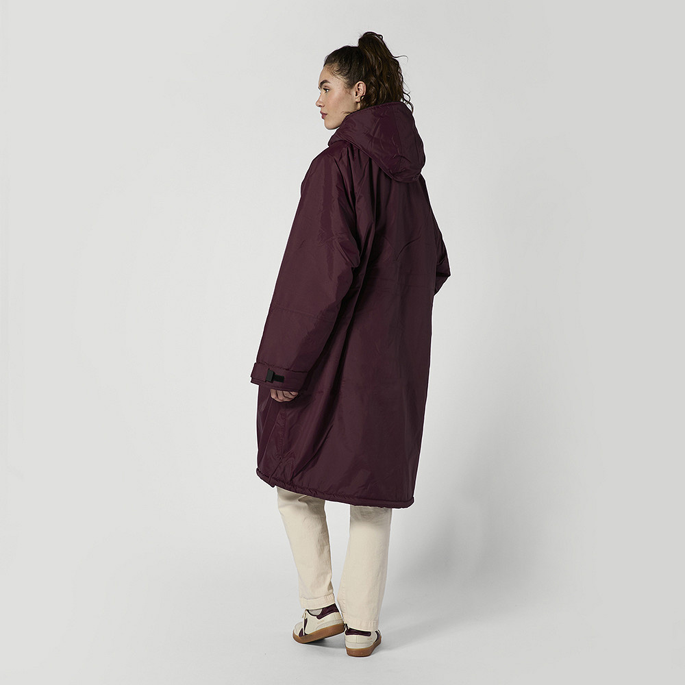 Mystic Explore poncho bordeaux rood 4