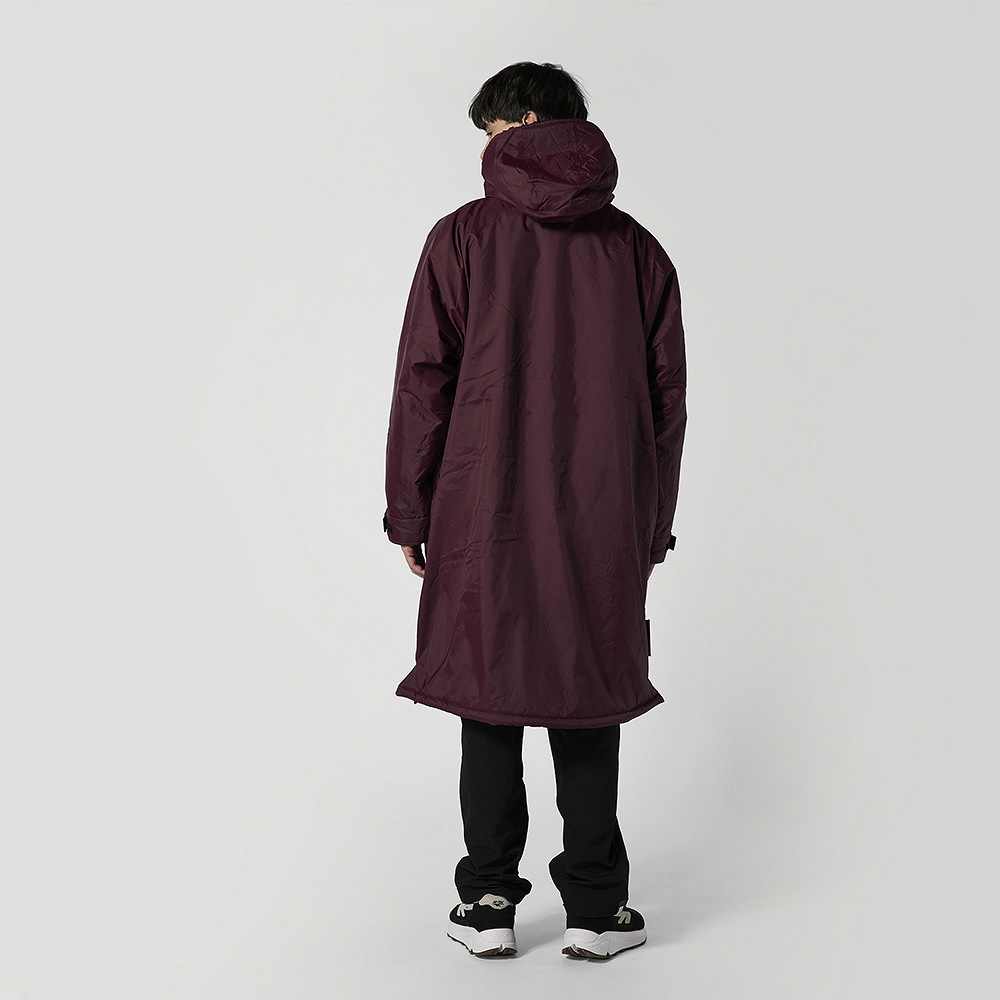 Mystic Explore poncho bordeaux rood 8
