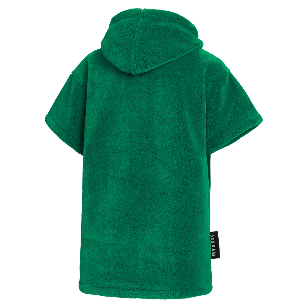 Teddy poncho kind groen