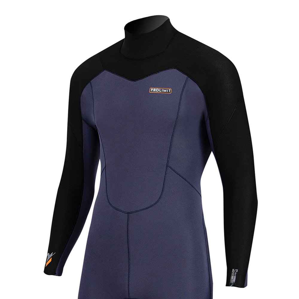 Prolimit Raider Steamer 5/3 rugrits navy/zwart wetsuit heren 3