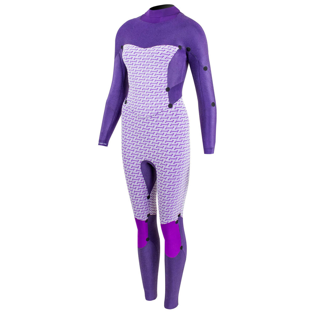 Prolimit Flare steamer DownAirFlex 5/3 mm rugrits navy wetsuit dames 3