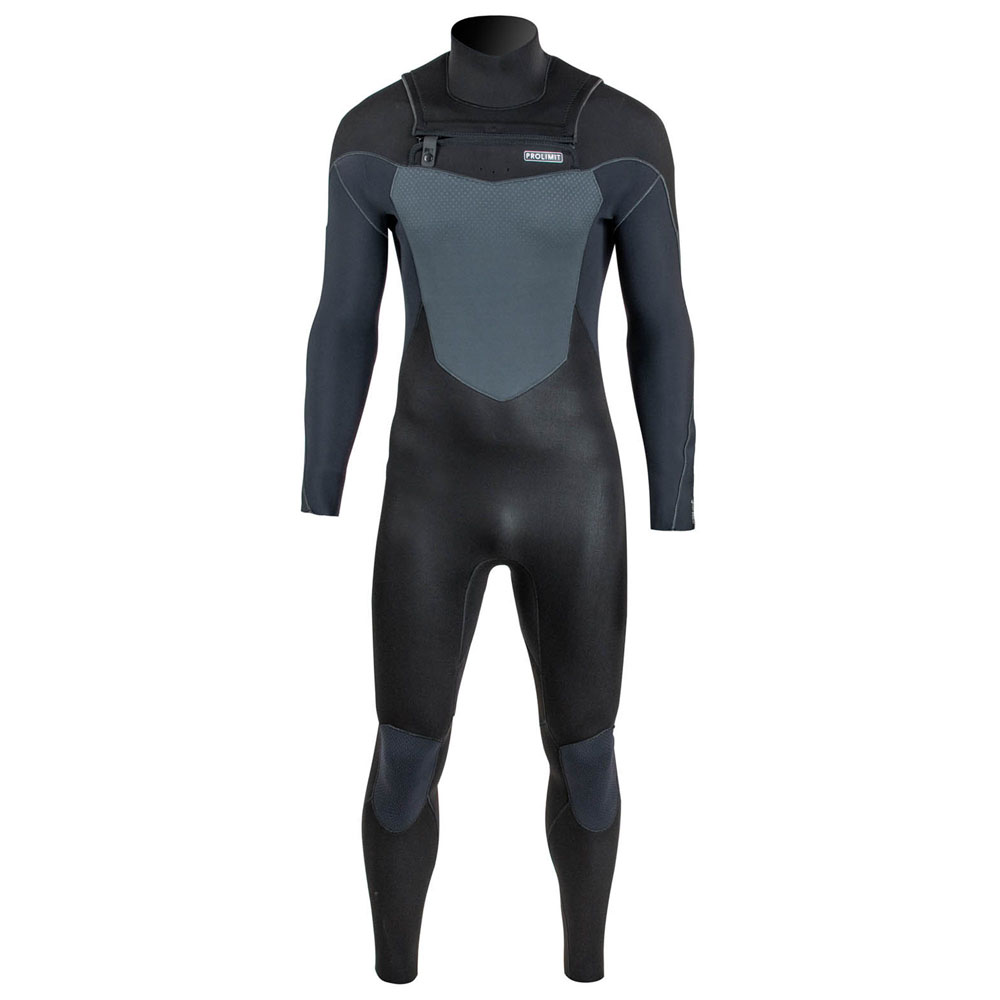 Prolimit Fusion steamer Freezip 6/4 mm borstrits zwart wetsuit heren foto 1