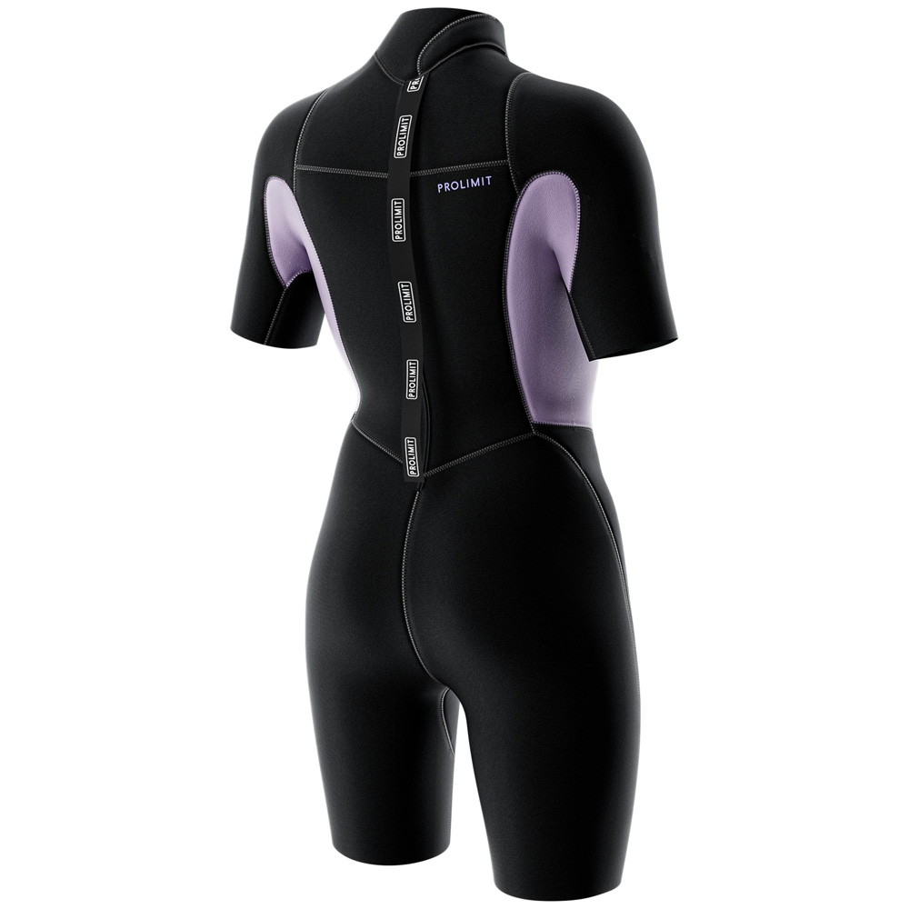 Prolimit Edge shorty wetsuit 2/2 mm rugrits dames lila 3