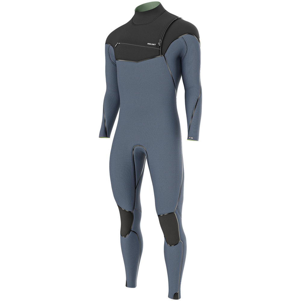 Prolimit Vapor steamer wetsuit 6/4 mm borstrits heren blauw foto 1