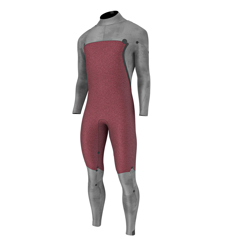 Prolimit PF3 steamer wetsuit 5/4 mm borstrits heren zwart 4