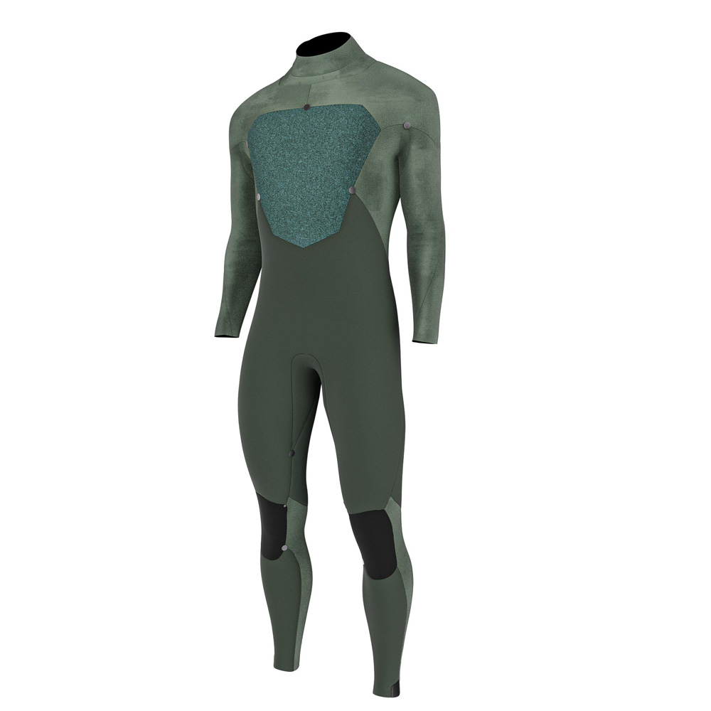 Prolimit Fusion steamer wetsuit 4/3 borstrits heren blauw 4