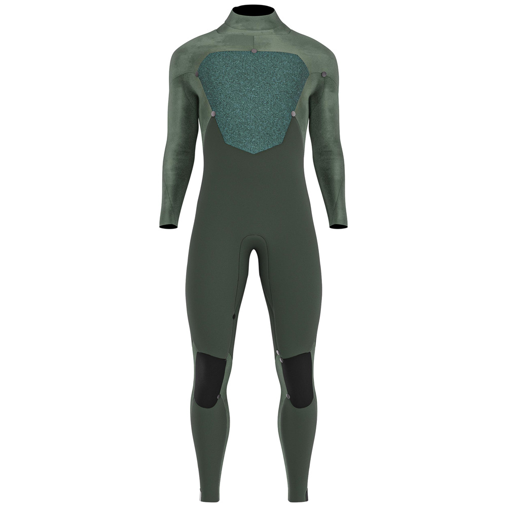 Prolimit Fusion steamer wetsuit 4/3 mm rugrits heren blauw 5