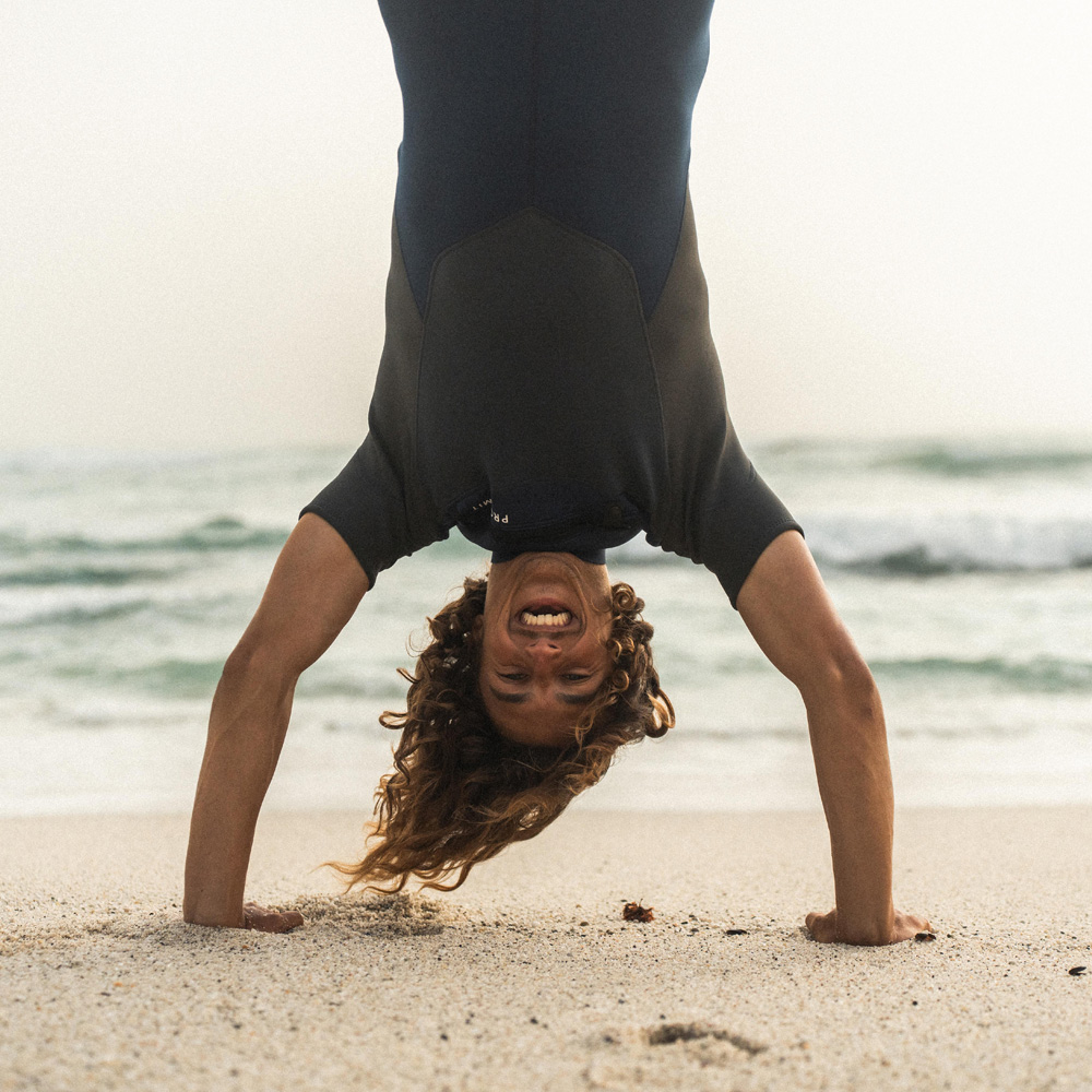 Prolimit Fusion shorty wetsuit 2/2 mm rugrits heren blauw 5