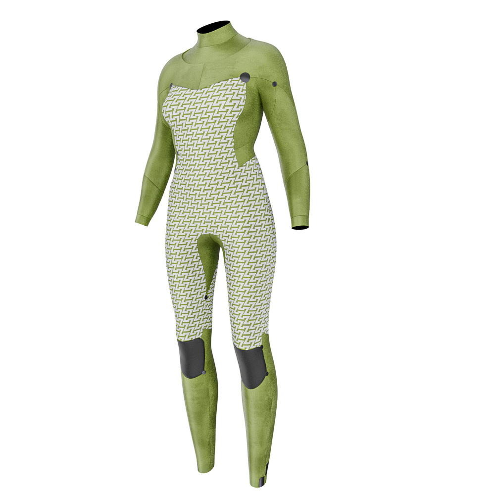 Prolimit Flare fullsuit wetsuit 3/2 mm borstrits dames blauw 5