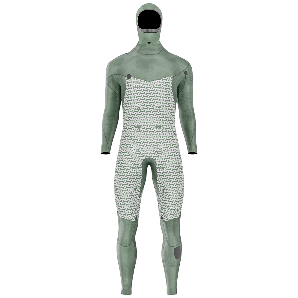 Prolimit Vapor steamer C-zip 6/4 mm heren met hood 6