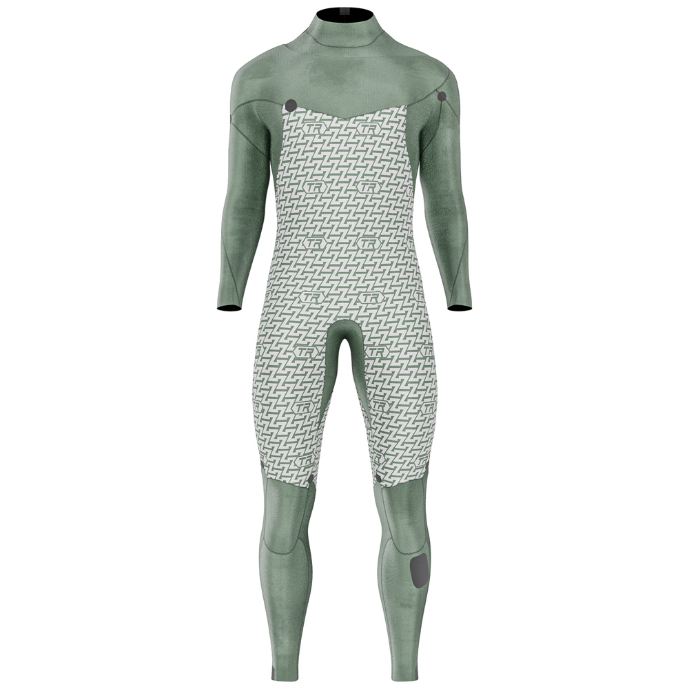 Prolimit Vapor steamer C-zip 5/4 mm heren blauw 5