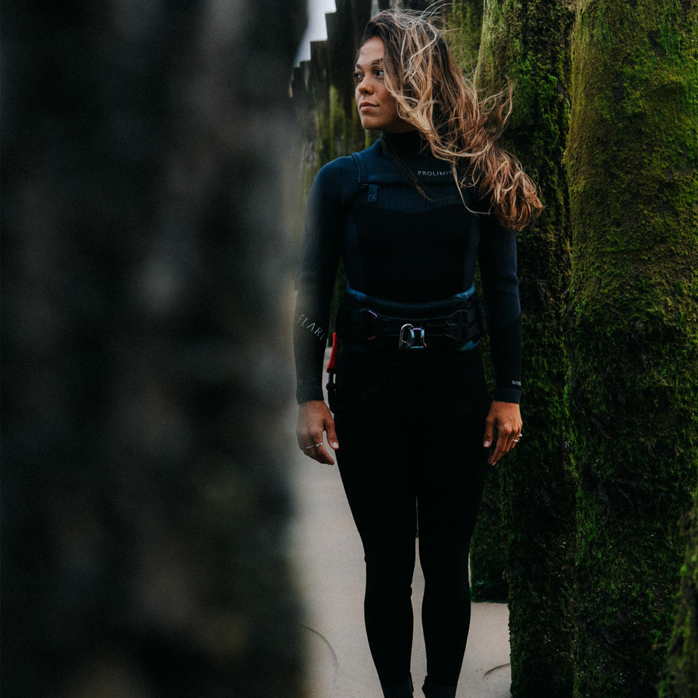 Prolimit Flare fullsuit Freezip 3/2 mm dames zwart 8