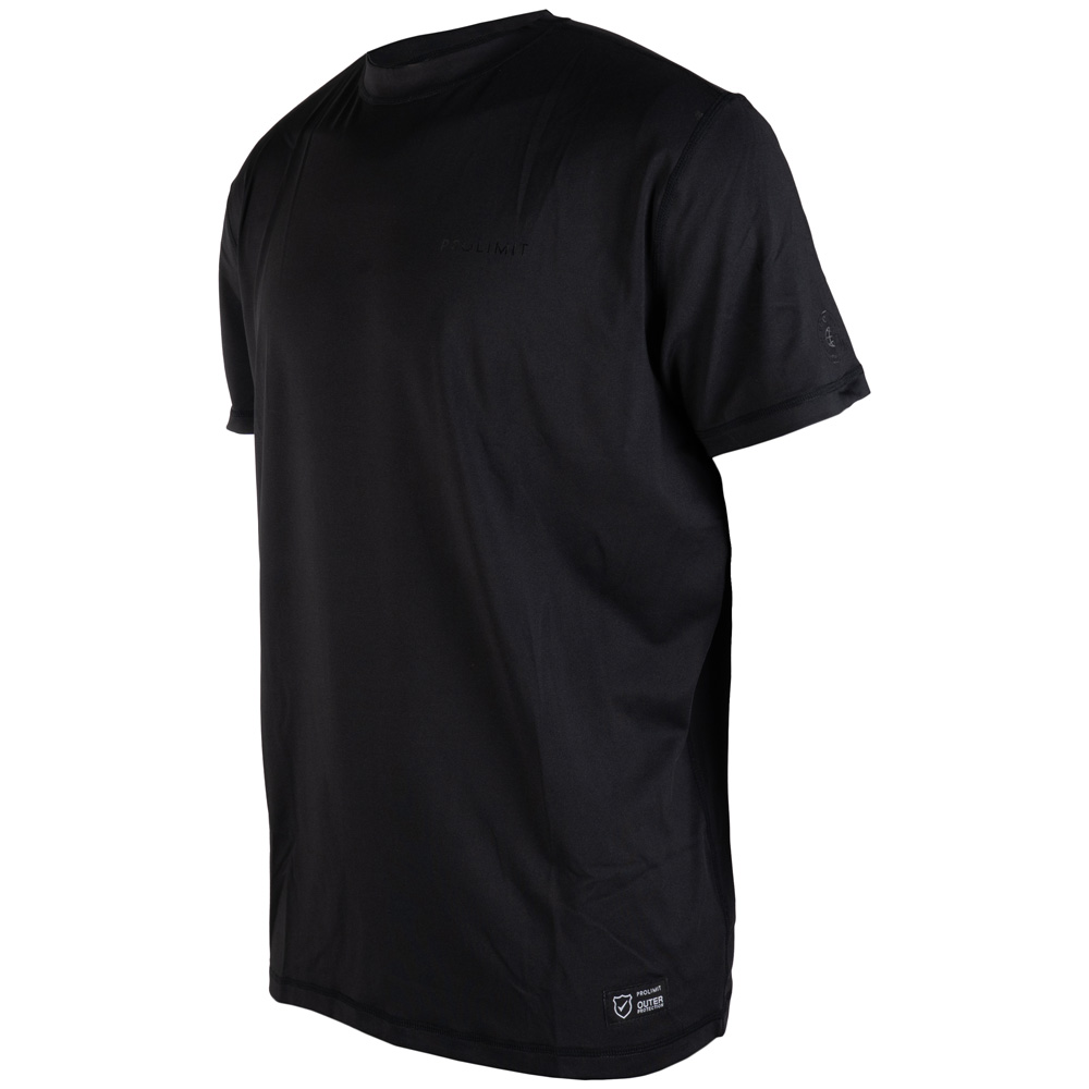 Prolimit loosfit shirt UPF heren korte mouwen zwart 3