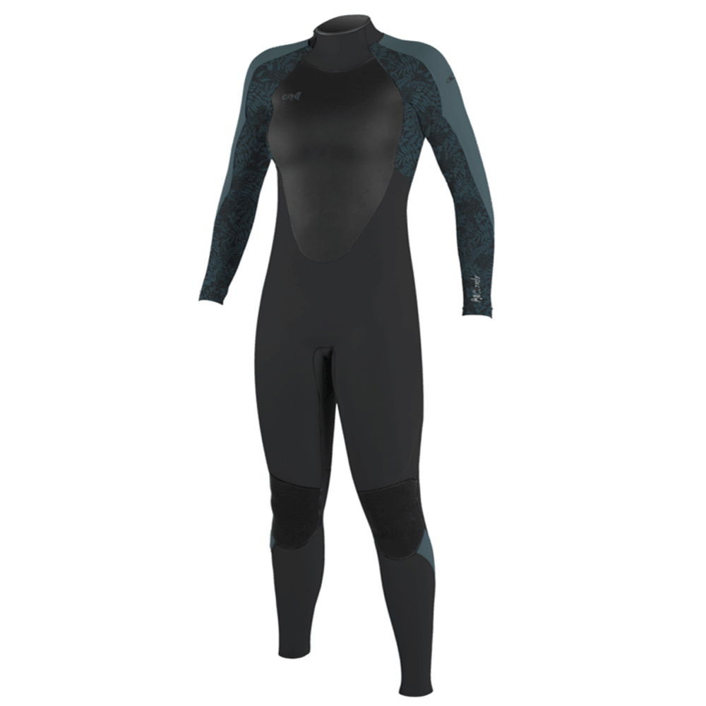 Oneill Epic fullsuit 4/3 rugrits dames zwart/grijs foto 1