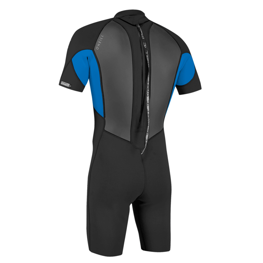 Oneill Reactor 2 shorty 2 mm rugrits zwart/blauw heren 2