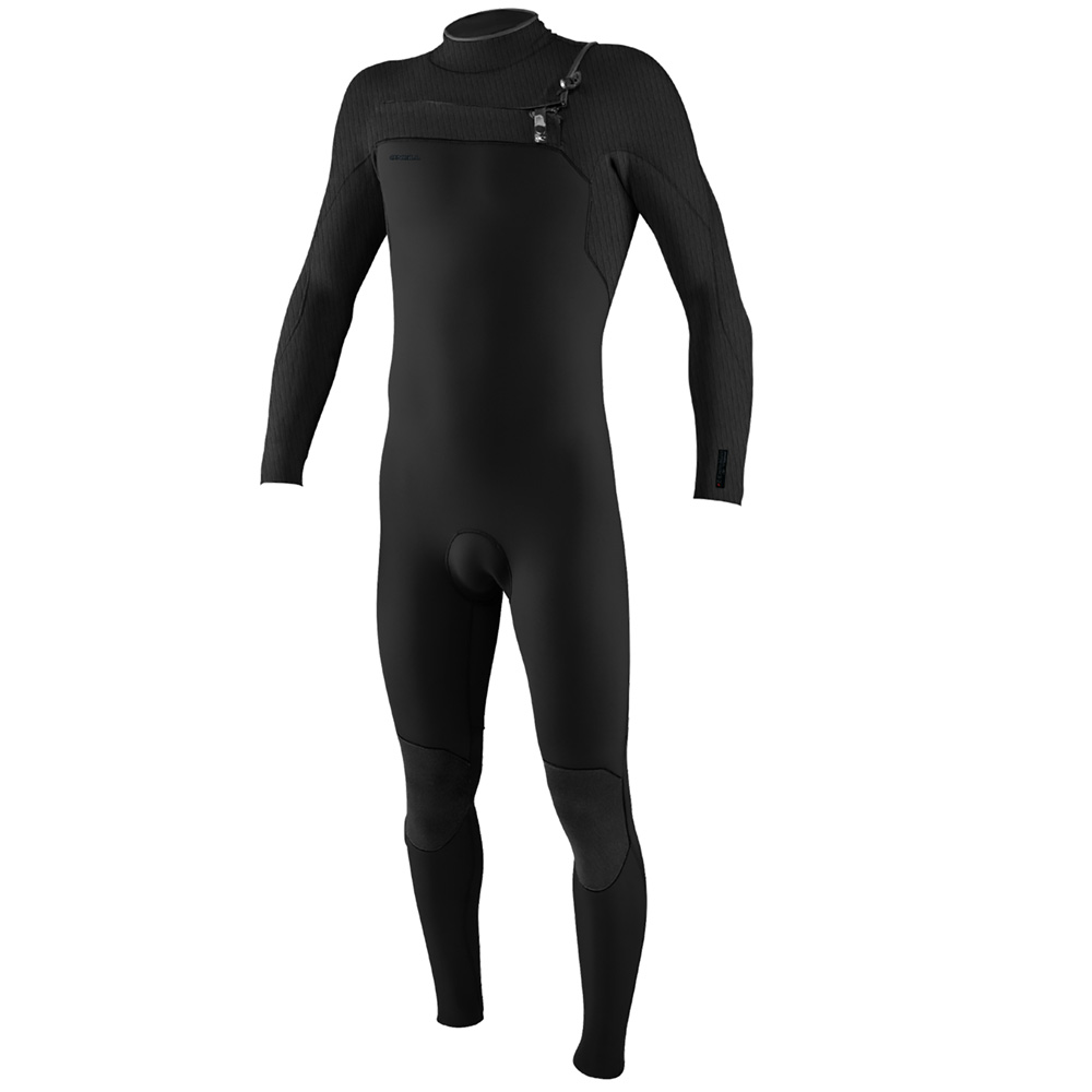 Oneill Hyperfreak 3/2+ borst rits fullsuit heren zwart foto 1