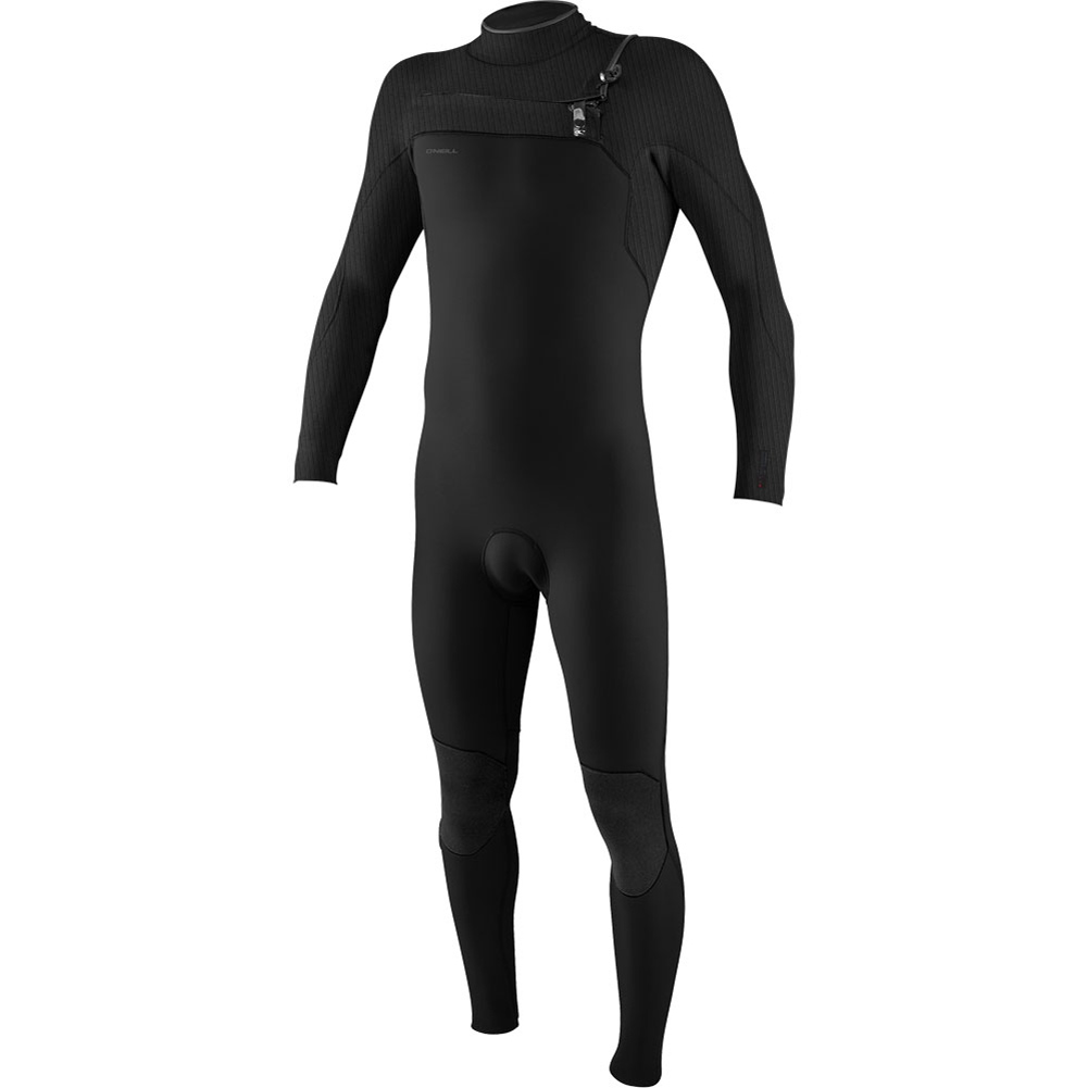 Oneill Hyperfreak 5/4+ borst rits fullsuit heren zwart foto 1