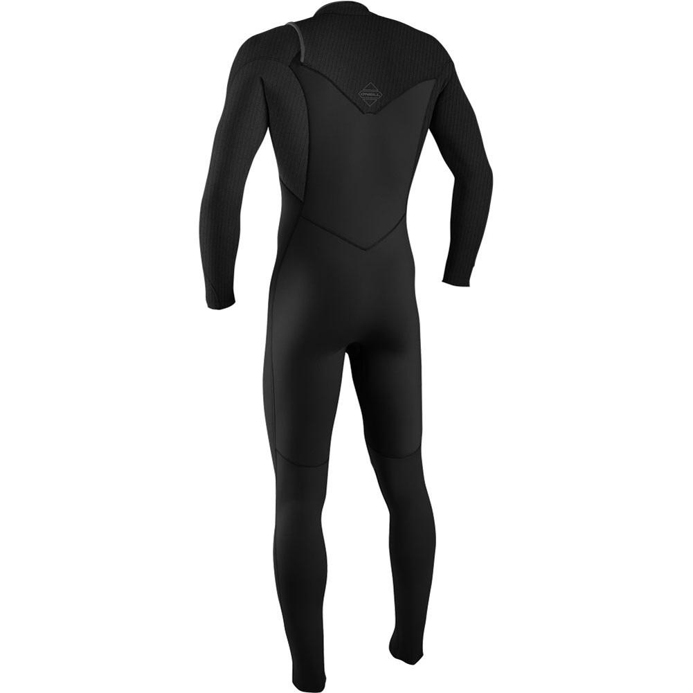 Oneill Hyperfreak 5/4+ borst rits fullsuit heren zwart 2
