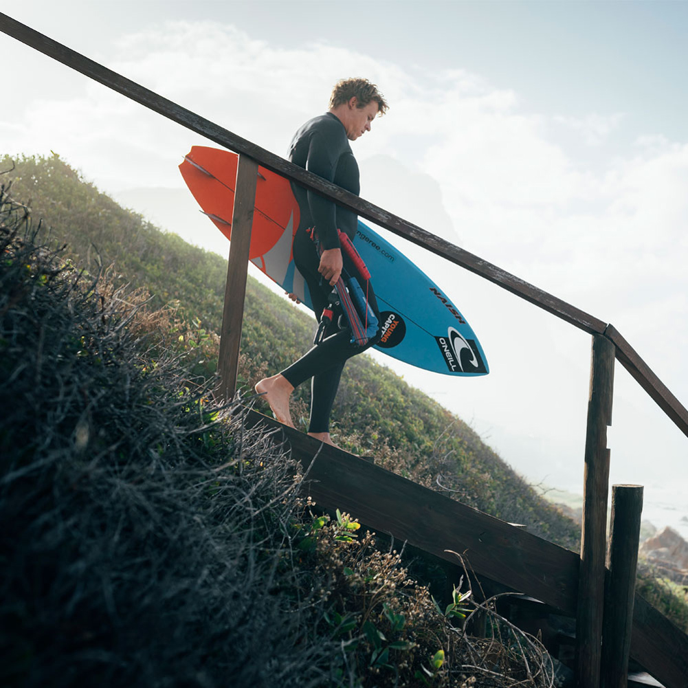 Oneill Hyperfreak 5/4+ borst rits fullsuit heren zwart 5