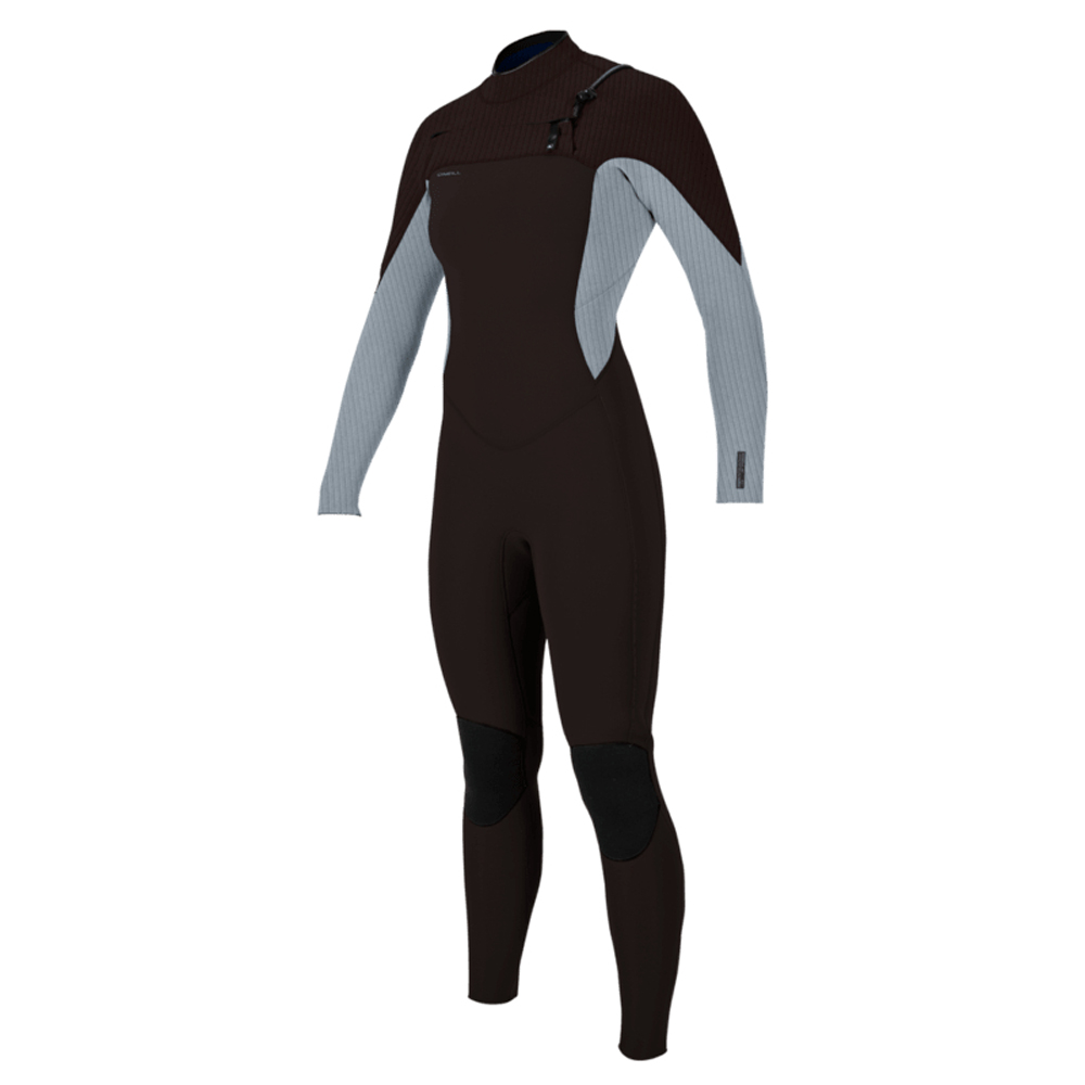 Oneill Hyperfreak fullsuit 3/2+ mm borstrits dames lichtblauw foto 1