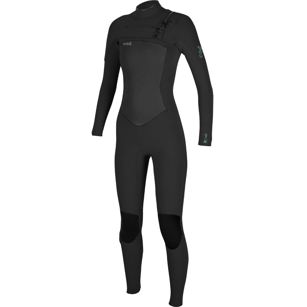 Oneill Epic 3/2 borst rits fullsuit dames zwart foto 1